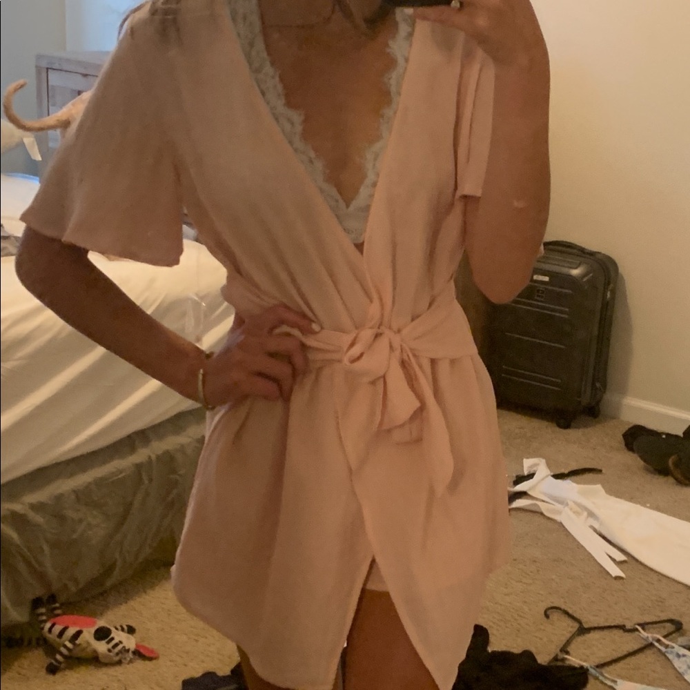 Blush pink romper
